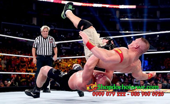 Đô vật Brock lesnar vs Đô vật John Cena