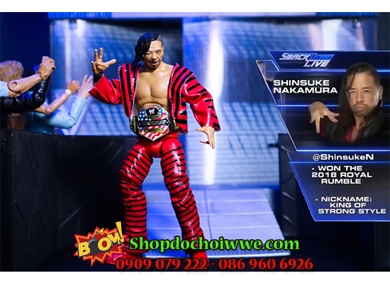 Mô Hình WWE Shinsuke Nakamura Elite 57 - Không Hộp